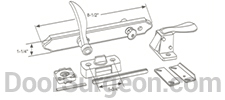 Storm door and screen door repair parts catalogue image Acheson.