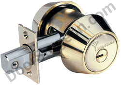 Superior deadbolt home or business non-pickable non-drillable commercial grade.