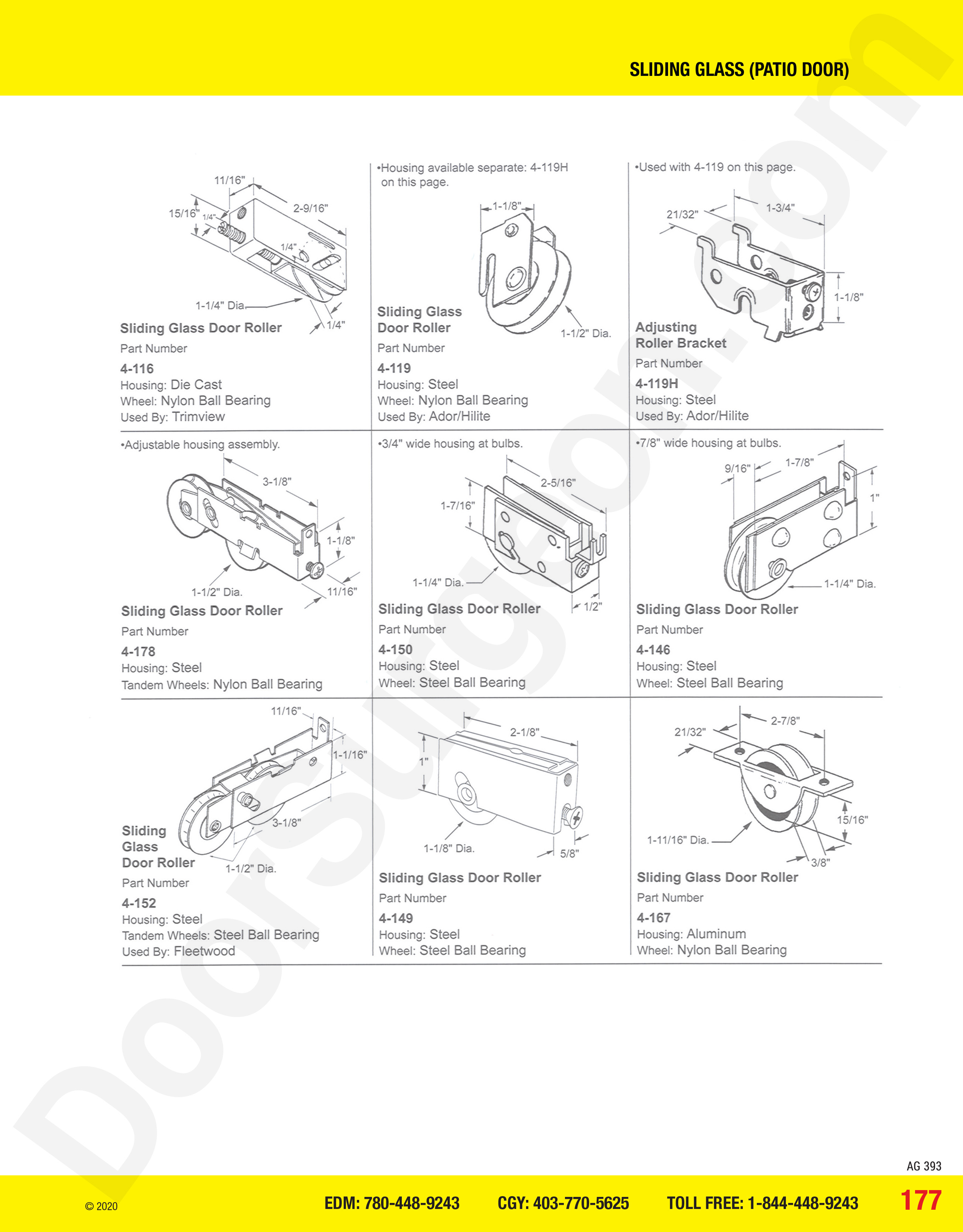 Sliding Glass and Patio Door sliding glass door roller Calgary