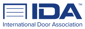 International Door Association logo.