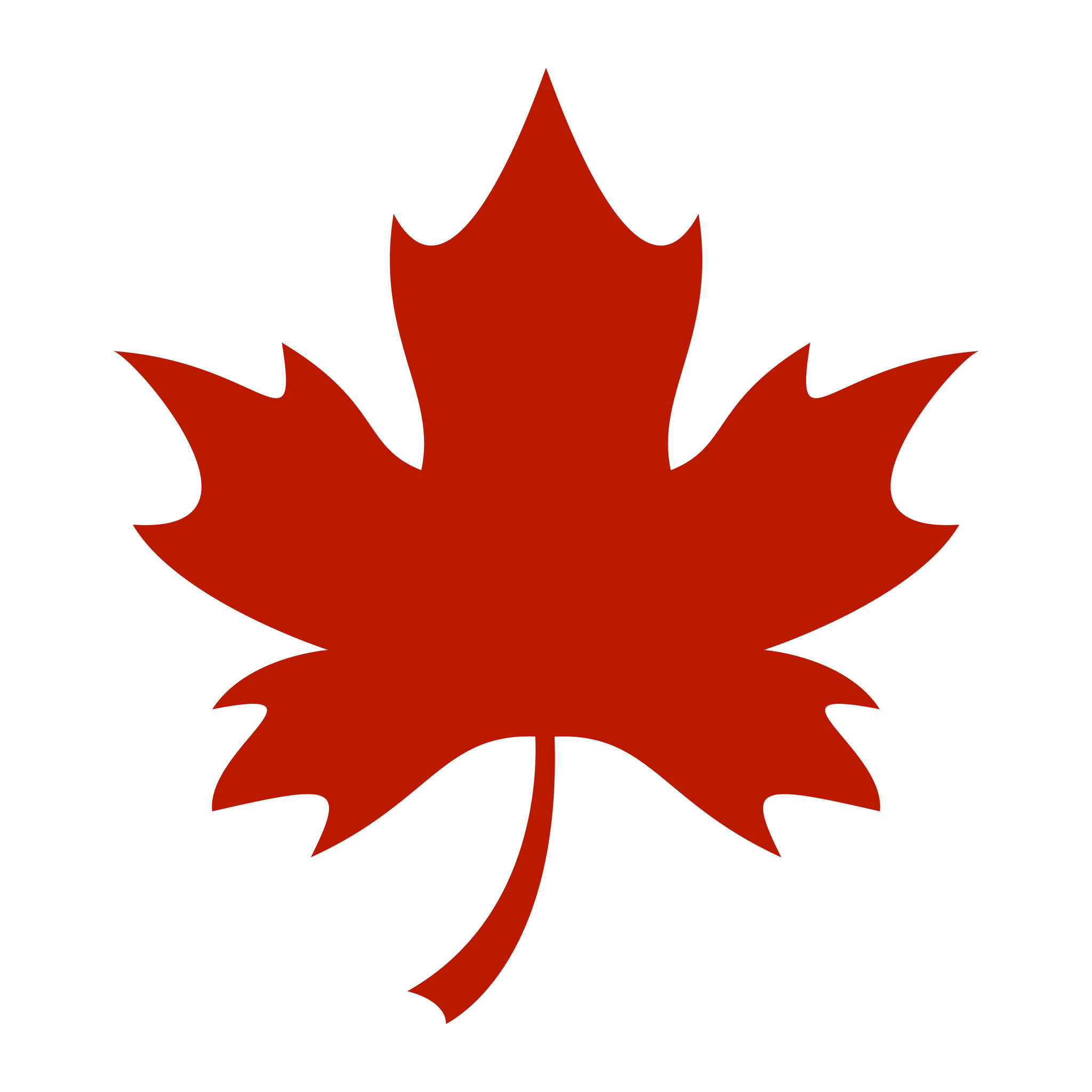 Illustration of a Canadian Maple Leaf