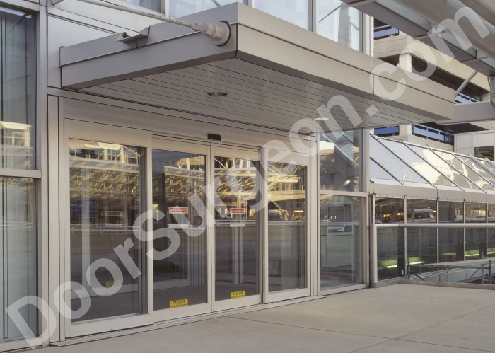 high traffic commercial and institutional sliding access doors