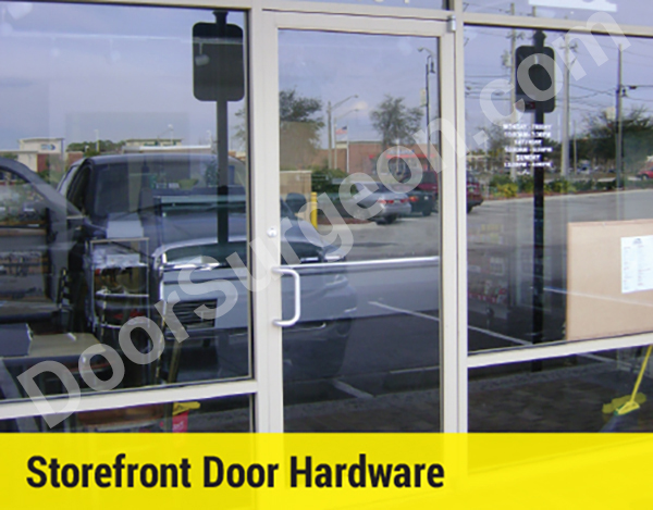 Exit doors can be renovated to accept automatic door button controls and operator Calgary.