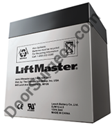 Liftmaster garage door opener 485LM DC back-up battery Calgary.