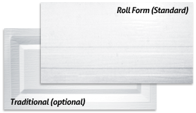 Laforge winter garage doors are insulated with an R16 value Calgary