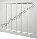 Thermatech garage door panel in carriage style Calgary