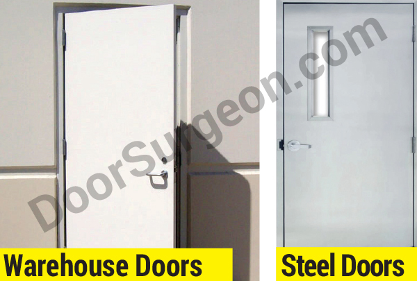 Edmonton-south warehouse and steel door commercial hardware replacements and repairs.