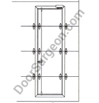 Door Surgeon Thermalex passage door optional - onlly available in TX450 model.