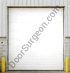 Door Surgeon Thermalex U100 solid insulated industrial overhead garage door Edmonton South.