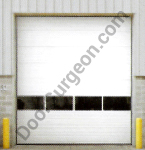 Door Surgeon Thermalex Model V130G full view overhead door sections.