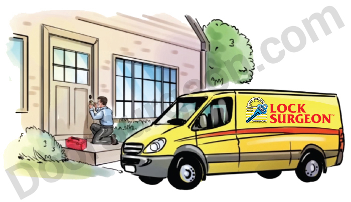 Repair and Replacement of door seals and door sweeps are done by Door Surgeon's mobile servicemen.