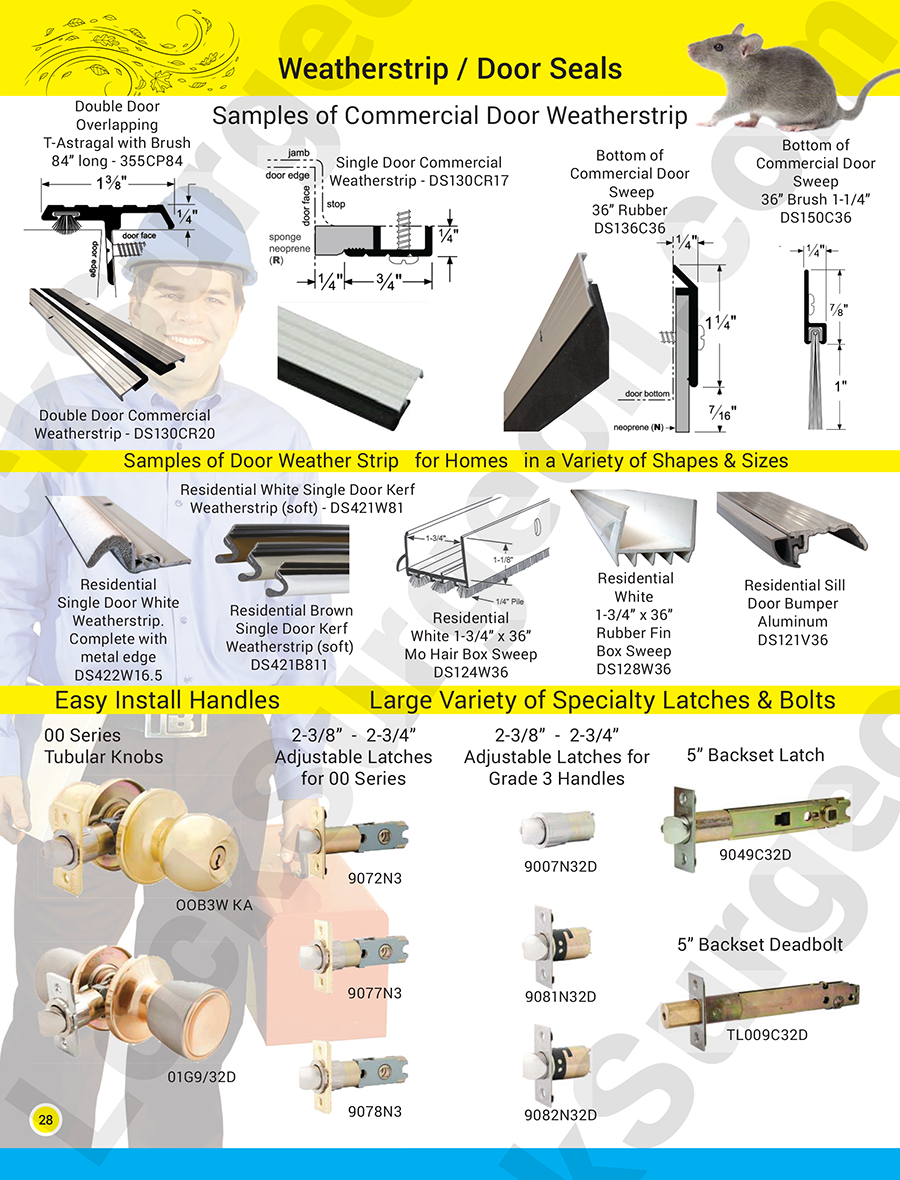 Home & business lock & door repair security hardware always mobile service vans expert installs.