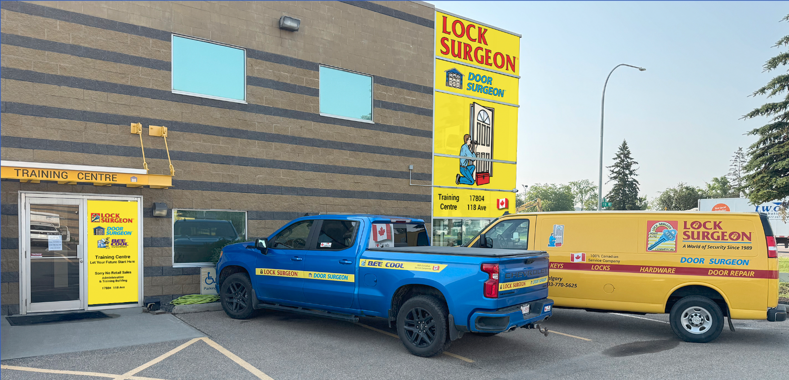 Lock Surgeon, Door Surgeon and Bee Cool new training centre in Edmonton