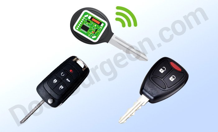 Need your automotive remote, chip key, keyless entry remote, proximity key, transponder key, fob or high security automotive key programmed and cut? Door Surgeon's key duplicating counter has all the diagnostic tools for programming chip keys, vehicle remotes and high security automotive keys. Plus a team of trained locksmiths to perform the work.