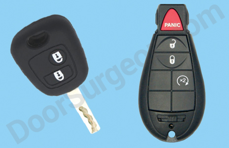 Fobic keys and remotes for cars and trucks.