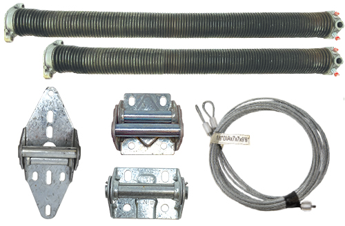 Door Surgeon carries many springs hinges, cables and other parts for garage door brands in Sherwood Park.