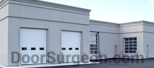 Commercial building with overhead garage doors Spruce Grove.