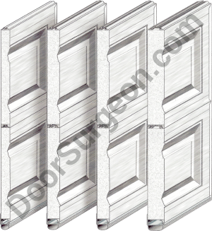 Door Surgeon thermatech doors use time proven sandwich-type construction for superior weather resistance.